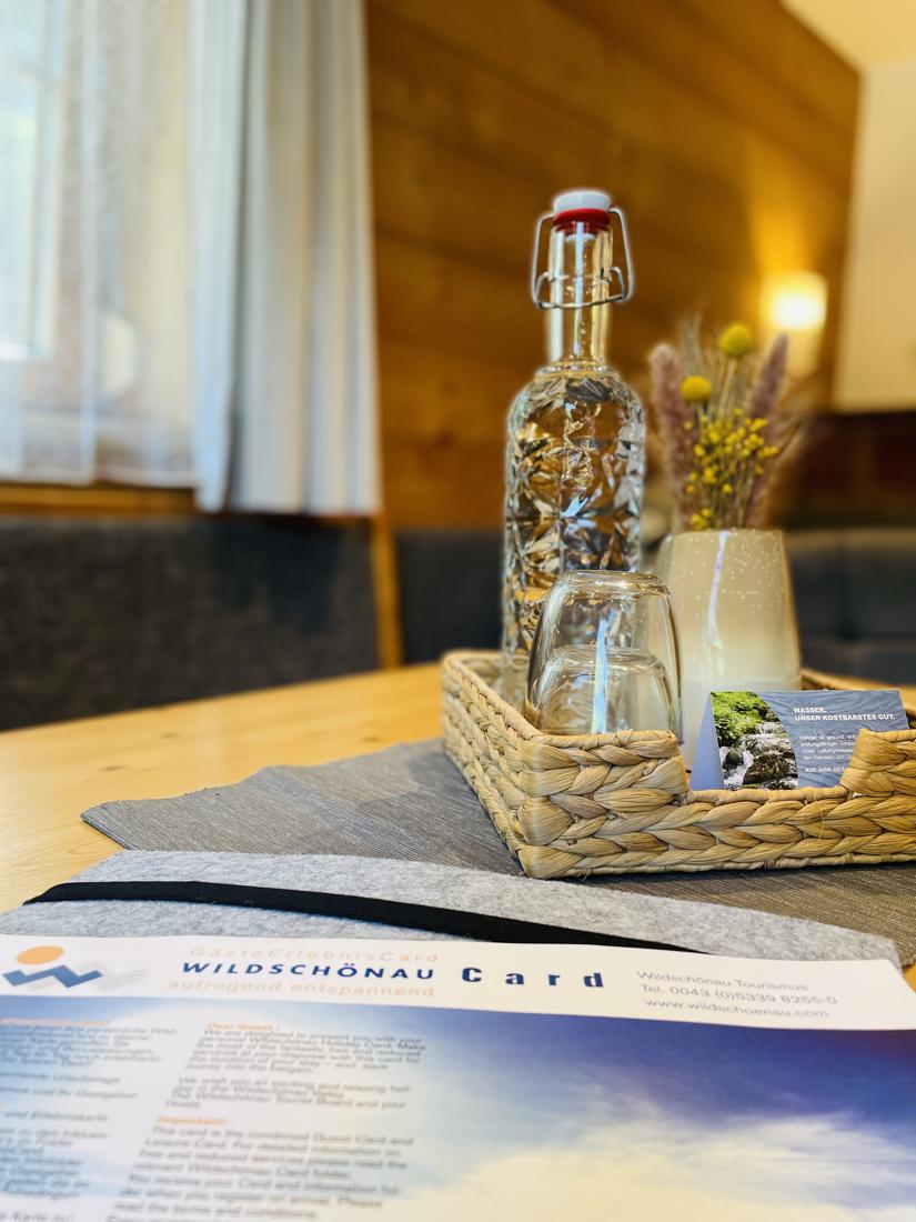 Willkommensgruß mit Wildschönau Card